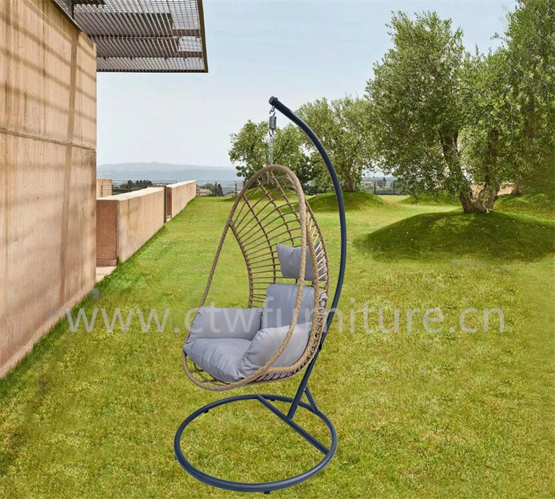 Home Hotel Furniture Outdoor Garden Patio Hanging Rattan Wicker Egg Hammock Swing Chair