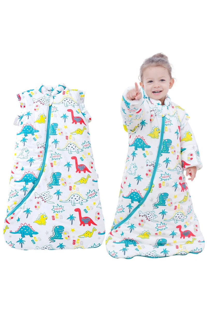 New Design Baby Clothes 100% Cotton Winter Wear Printing with Zipper Baby Sleeping Bag