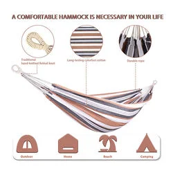 Warehouse Workshop Cotton Portable Garden Patio Camping Hammock