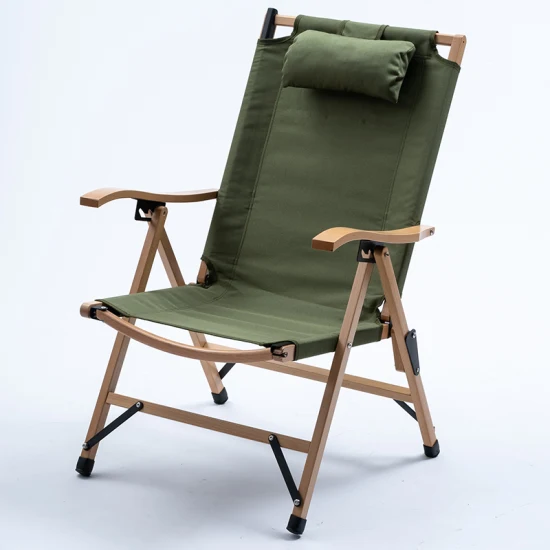Fabricantes de cadeiras de camping cadeira dobrável de praia Kermit mobília ao ar livre