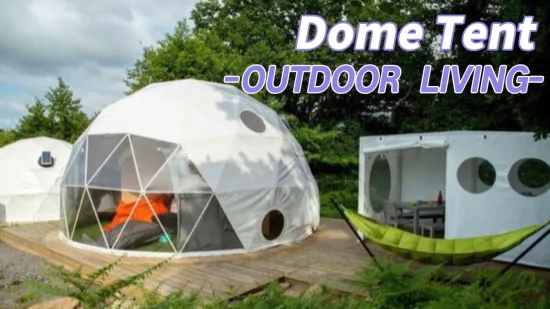 Barraca de cúpula de luxo para hotel de quatro estações para camping
