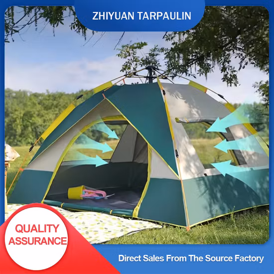 Barraca de acampamento pop-up instantânea para 2-3 pessoas, resistente à água, resistente à água, dupla camada, para área externa