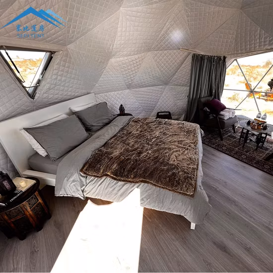 Barraca de cúpula de luxo para hotel de quatro estações para camping
