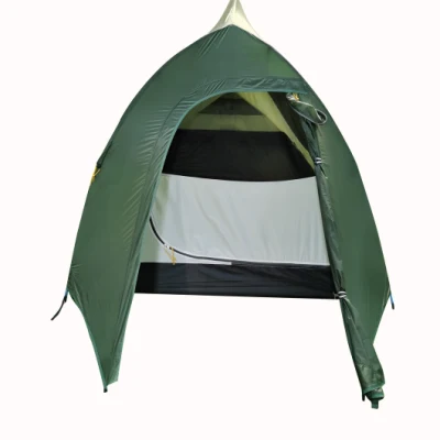 Barraca de acampamento ao ar livre ultraleve de silicone para 2 pessoas acampamento portátil